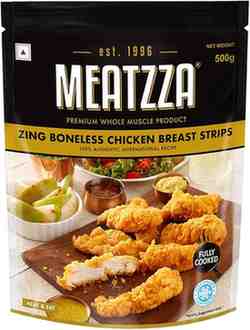 Zing Chicken Boneless Breast Strips 500g